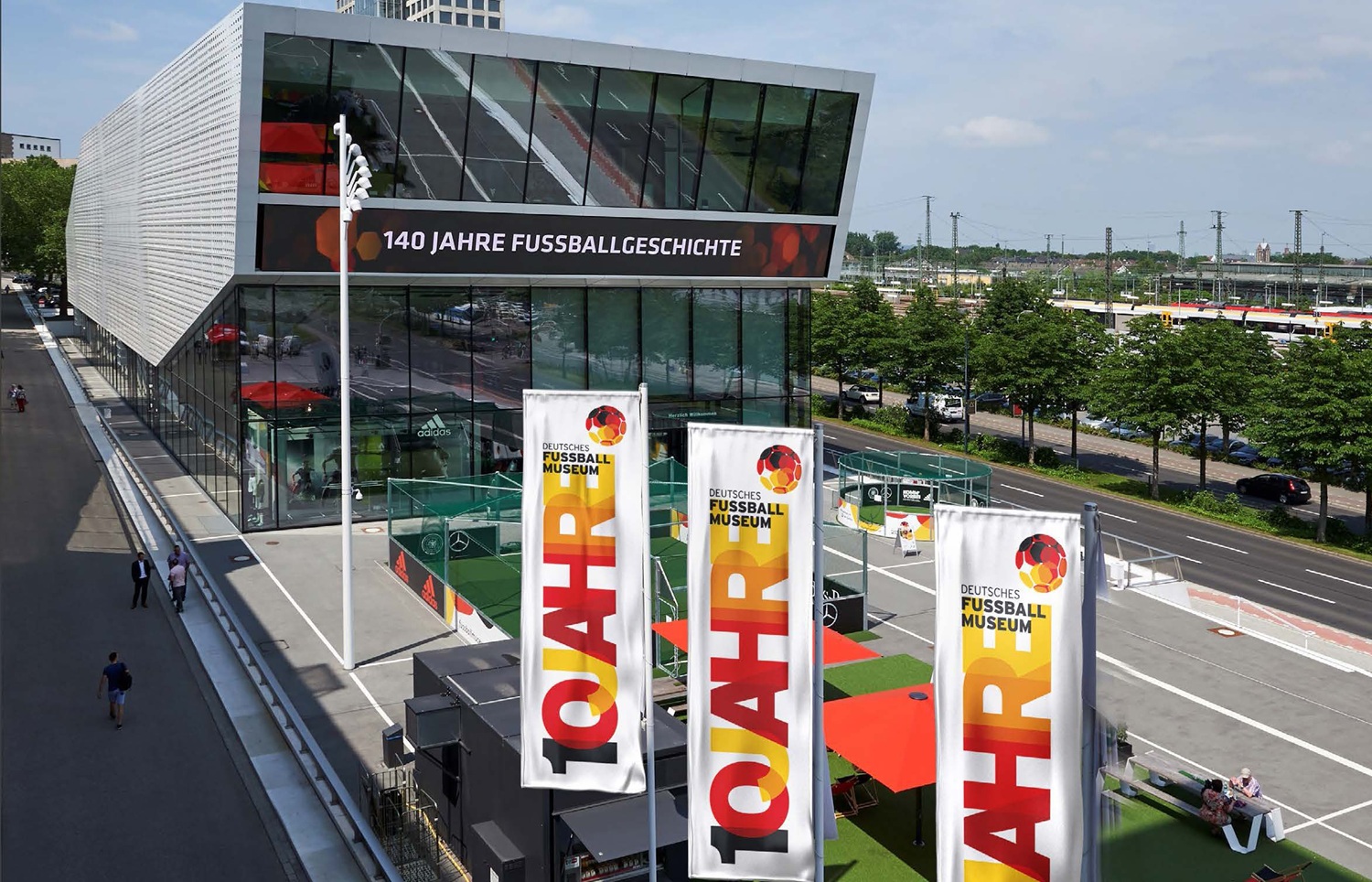 Deutsches Fußballmuseum in Dortmund feiert 10. Geburtstag