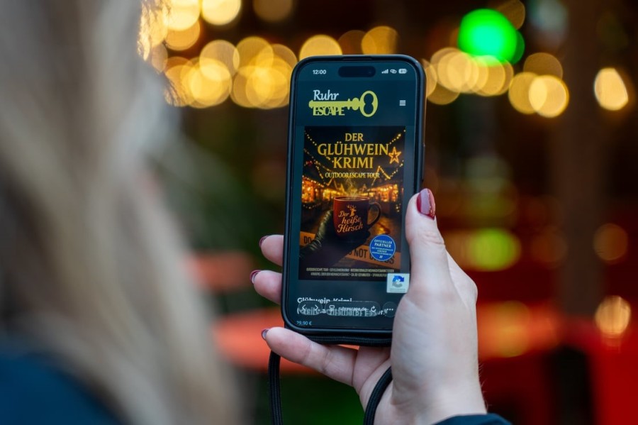 „Glühwein-Krimi“: Neues Outdoor Escape Game auf dem Essener Weihnachtsmarkt