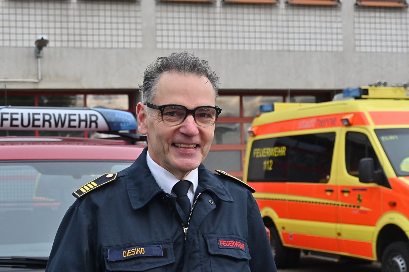 Feuerwehr Herne verabschiedet Leiter Marco Diesing in den Ruhestand