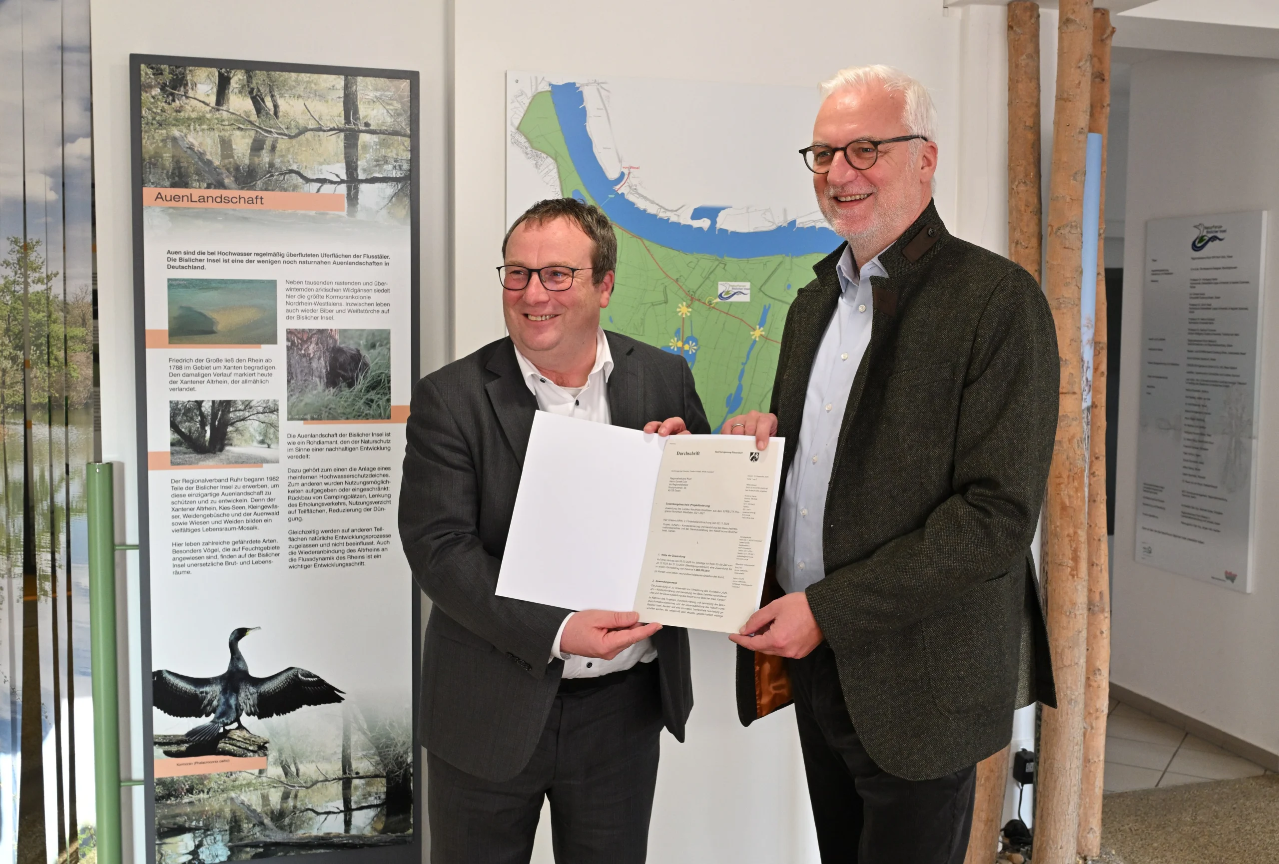 Land NRW fördert Umbau des NaturForum Bislicher Insel